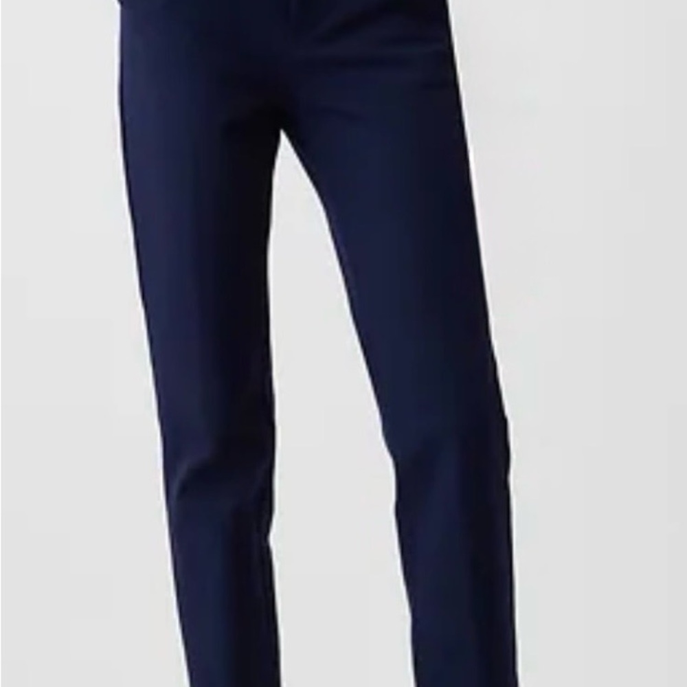 Mid rise bistrech slim ankle pants